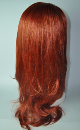 Estilo europeo y americano cos / party peluca popular fiesta cubierta de cabeza de fábrica cabello liso