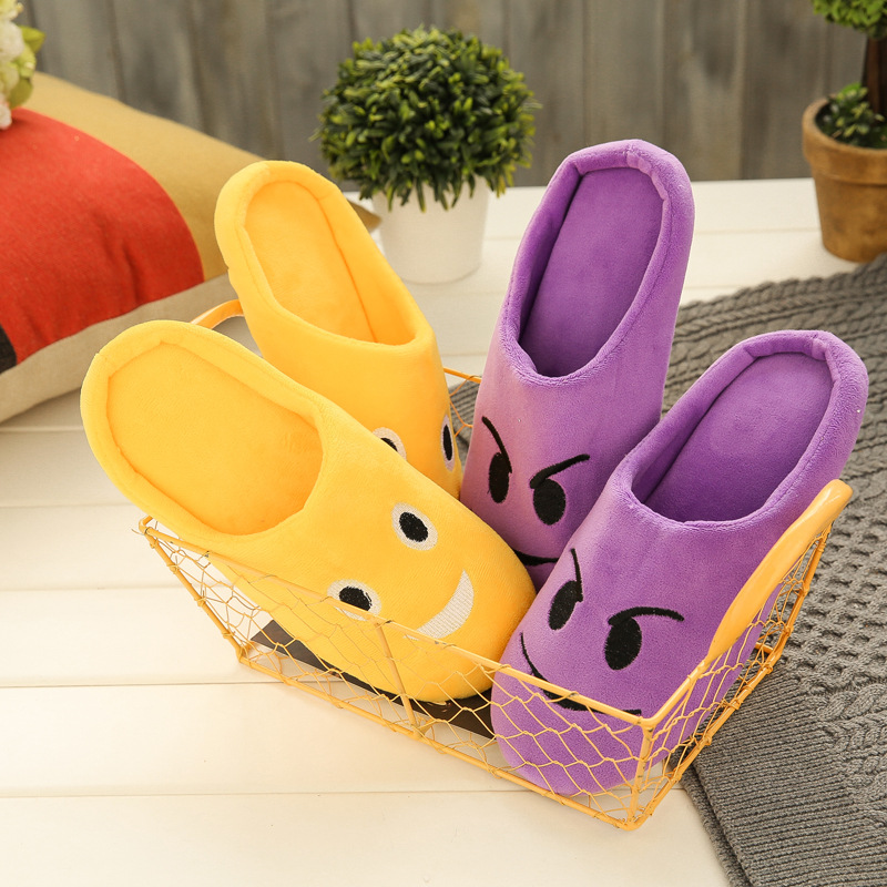 Cute soft bottom mute slippers indoor wo...