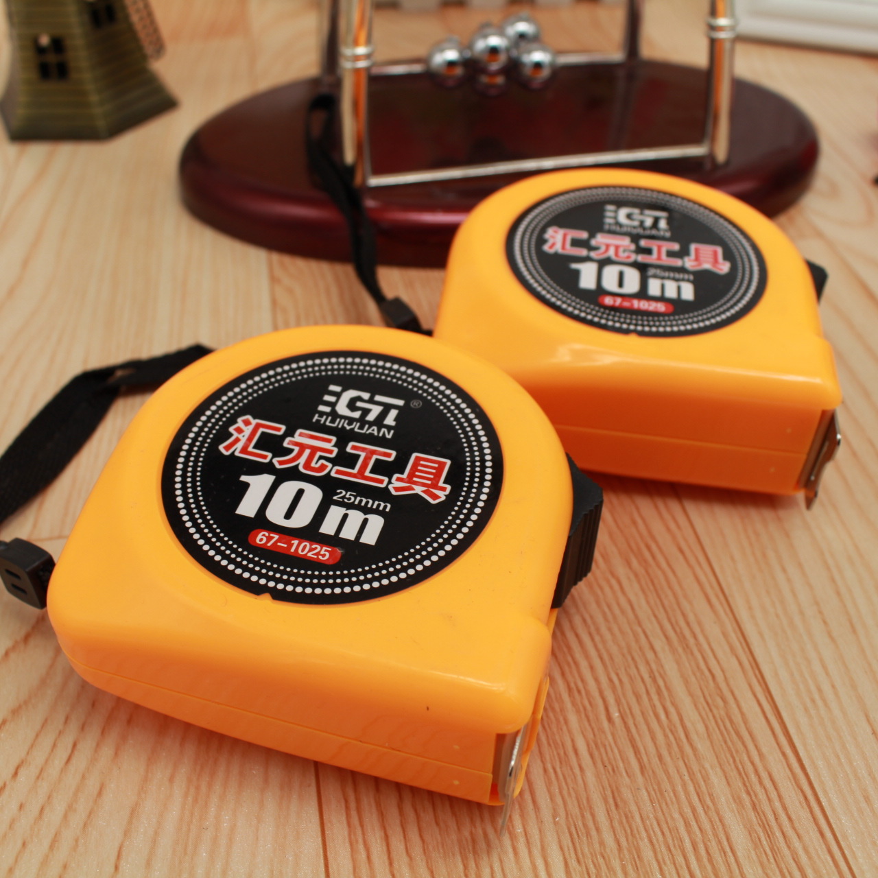 汇元卷尺 钢卷尺子10米钢卷尺 测量工具高精度