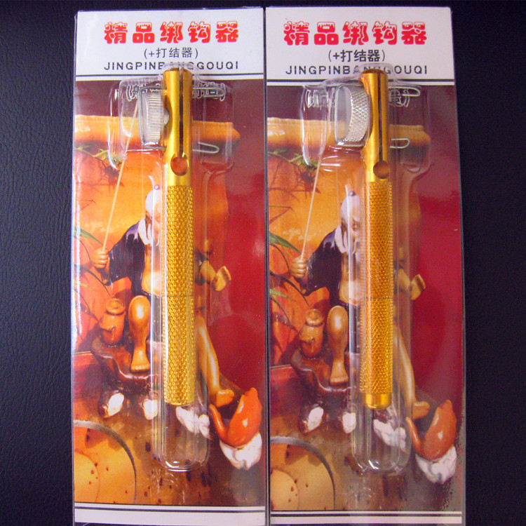 Manufactor supply Manual Metal The hook is tied fish hook Knotting Portable The hook is tied Fishing Tools