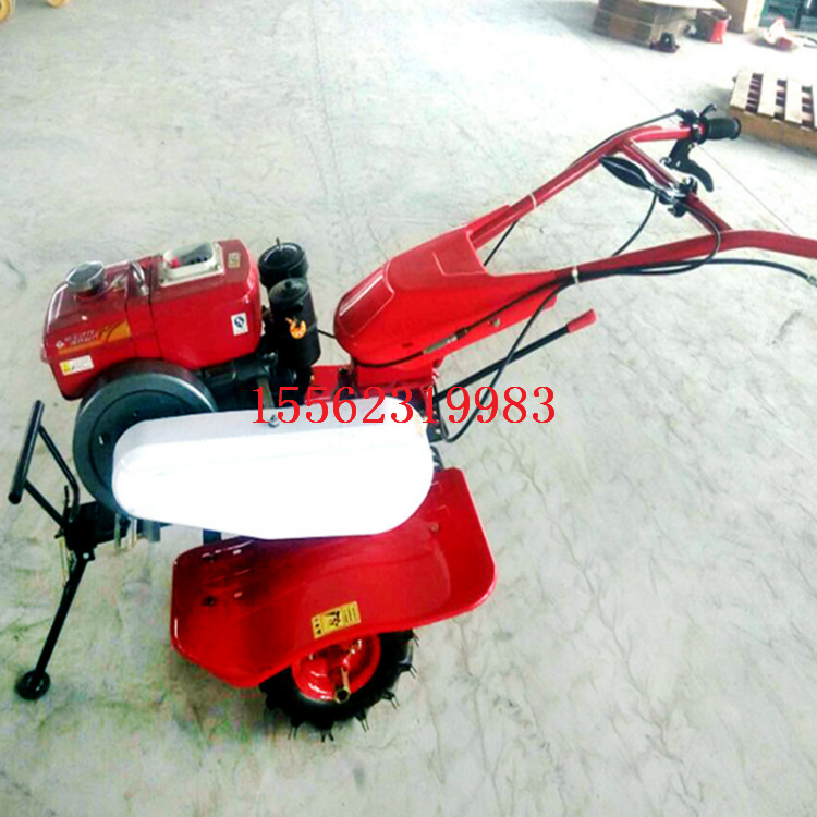 果树开沟施肥机 铭扬牌5-8马力柴油汽油四驱微耕机