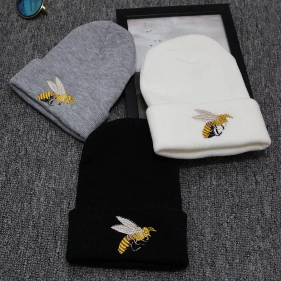(Торговля через границу), вязаная демисезонная лыжевая шапка, Aliexpress, ebay, с вышивкой