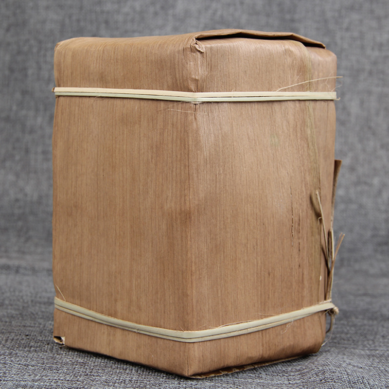 批發普洱茶 2007年陳香茶葉 勐海棗香普洱磚茶 熟茶 1kg筍殼茶磚