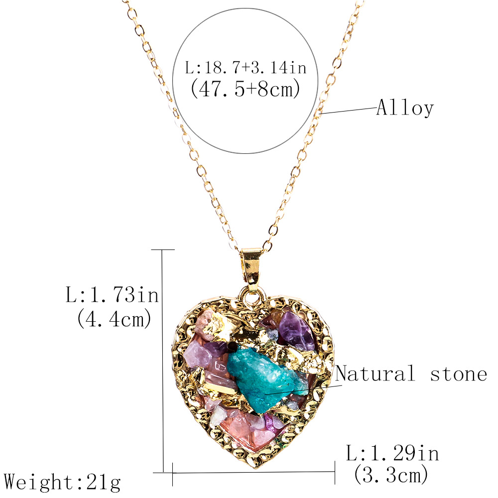 Exotic alloy plating necklace (gray)NHJE0437-gray