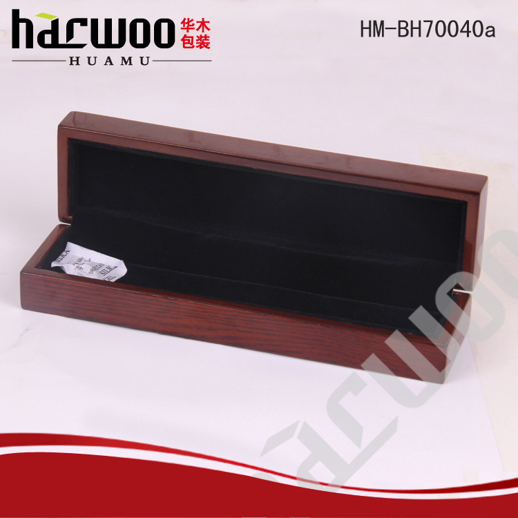 厂家定制高档木质喷漆首饰包装盒欧美项链手环手镯吊坠首饰盒批发
