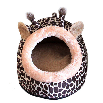 厂家直销宠物用品可拆洗蛋形泰迪爱宠窝豹纹动物猫咪狗狗窝大中小