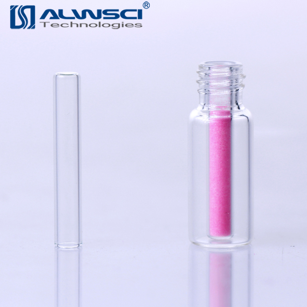 ALWSCI微量取样2ml玻璃内衬内插管8-425色谱自动进样瓶用平底现货