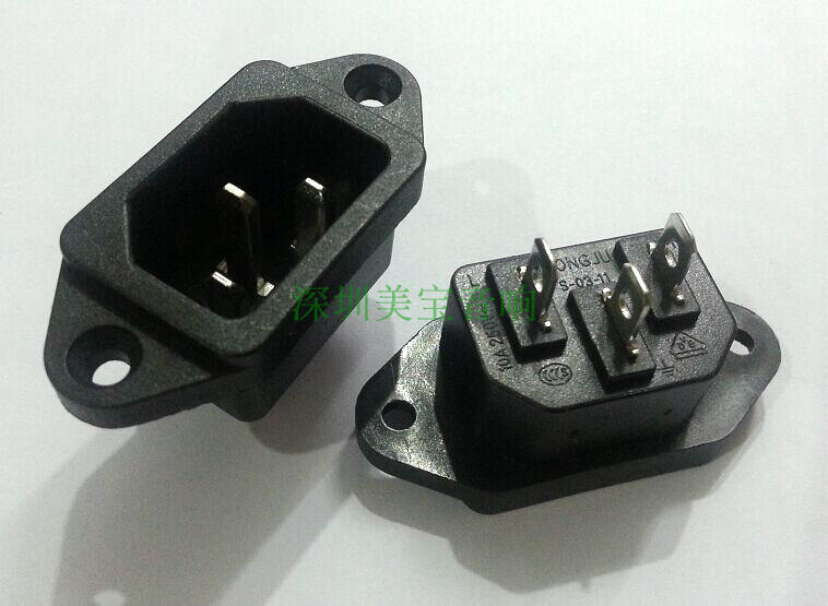 台产 高质量电源插座 功放机箱电源尾座插座