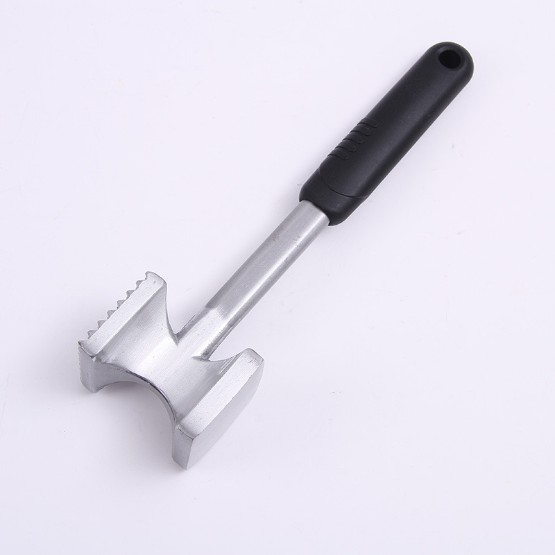 Chuangxin gadget de cocina aleación de aluminio cuadrado martillo de carne de doble cara hogar martillo de carne de pino al por mayor