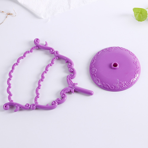 Jewelry Stand Accessory Rack Butterfly Plastic Detachable Earring Hook Earstud Rack Portable Storage Props