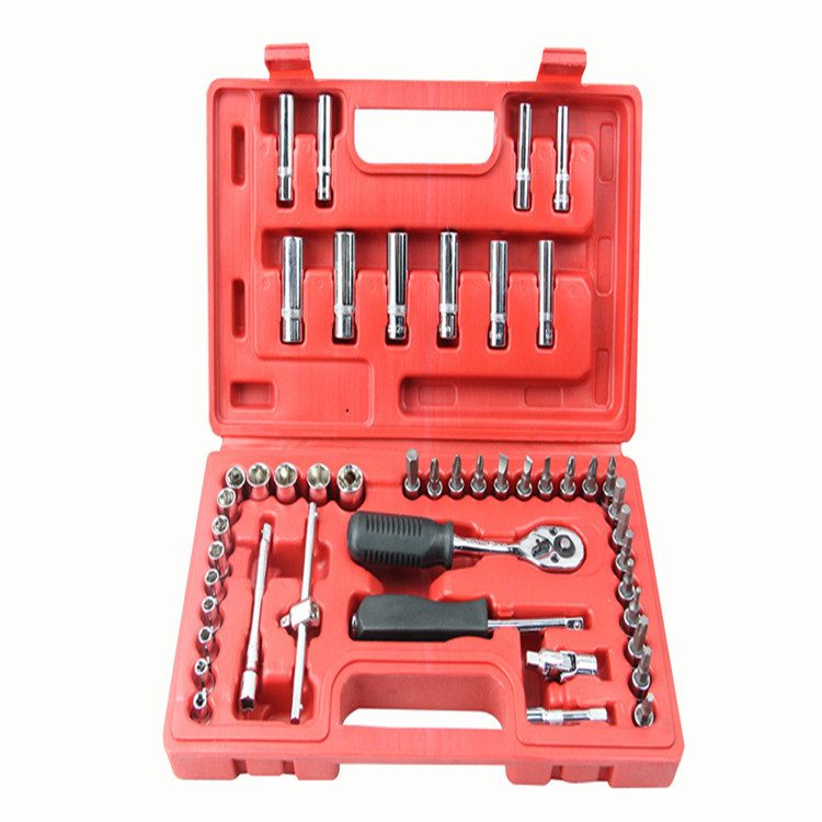 47件套套筒扳手组套汽修工具套装随车工具箱机修电讯工具组套套装