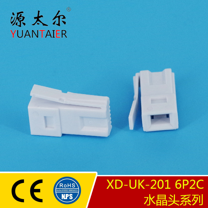 XD-UK-201 6P2C Ӣʽ 3-4 UK6P2C�绰ˮ��ͷ Ӣʽ�绰ˮ��ͷUKͷ