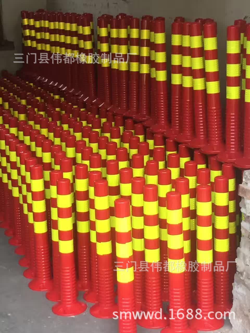 厂家供应批发防撞柱道口标柱隔离柱交通设施路障路桩塑料警示柱