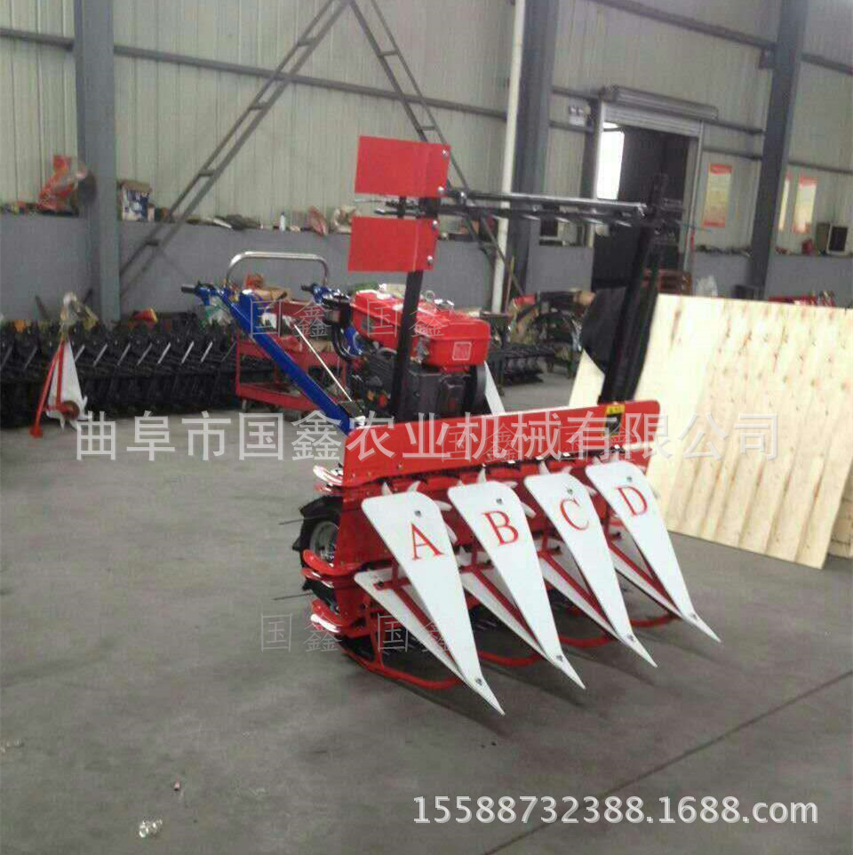 阆中稻麦打捆收割一体机 小麦水稻割捆一体机
