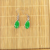 Fashionable earrings jade, city style, Birthday gift, wholesale