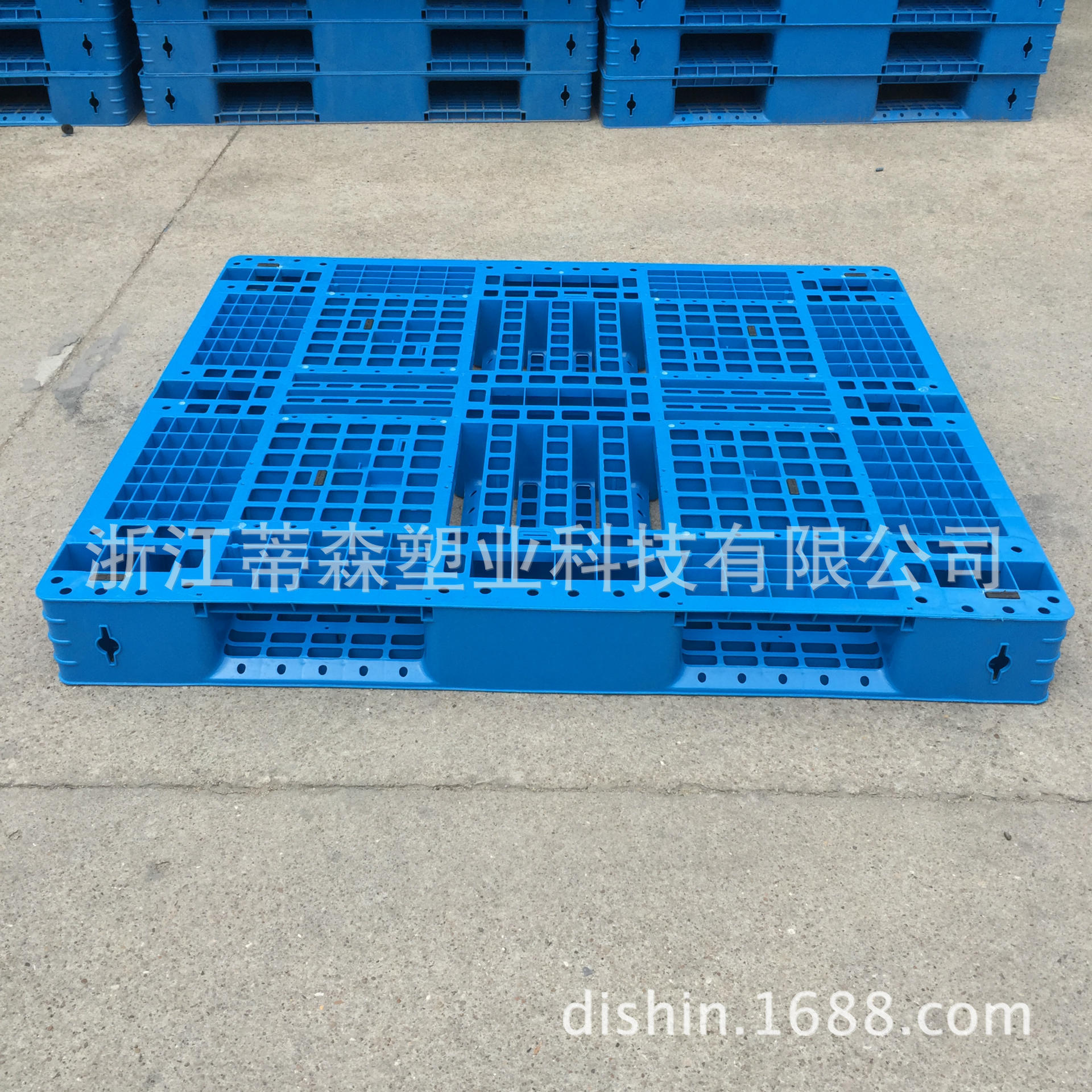 1412塑料托盘1.4米*1.2米网格川字托盘大型托盘可上货架仓储立体