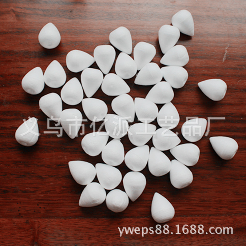 泡沫球丝网花材料批发（2.5cmdiy EPS 假花水滴泡沫玫瑰花心）