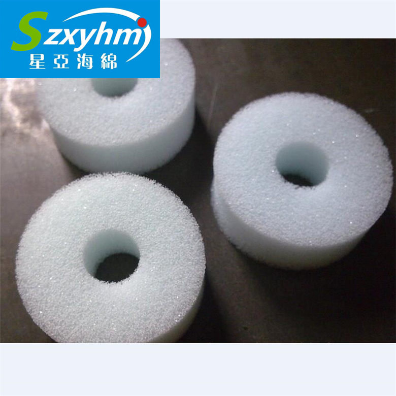 彩色泡棉柱 海绵空心管磨砂清洁管套 聚氨酯片材线切割