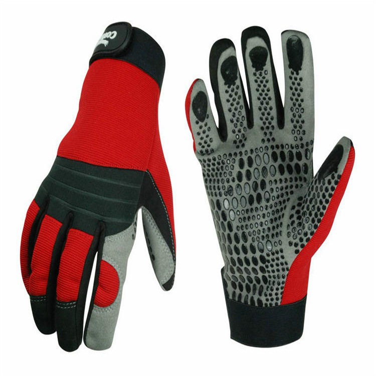 环卫户外保暖防滑安全防护劳保工作弯指花园外贸手套厂家