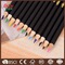 木質彩色鉛筆12色沾頭黑色紙桶套裝不斷彩色筆美術用品廠家批發