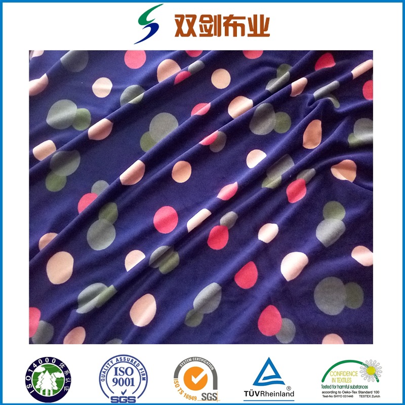 纬编贝贝绒仿棉绒印花超柔弹力绒布服装面料玩具面料