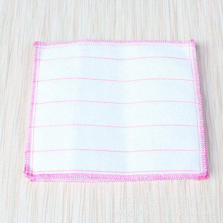 2元店百洁布 30X35洗碗布 5层 厨房用 一元店好货源