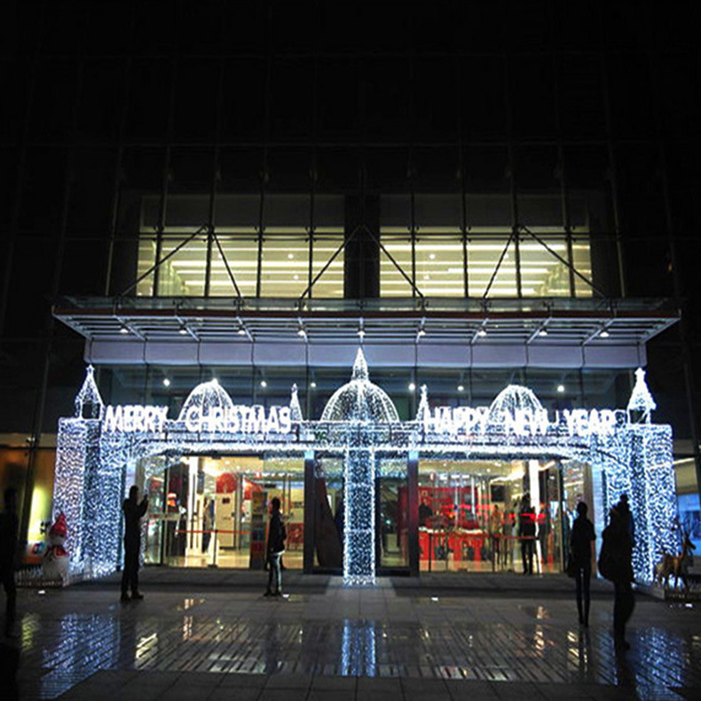 רҵ������������Ļǽ��������С����԰������ҹ��LED��װ��Ч��