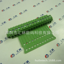 深圳汇林WF756-5.08mm插拔式插头,带手柄-绿色环保插拔端子排