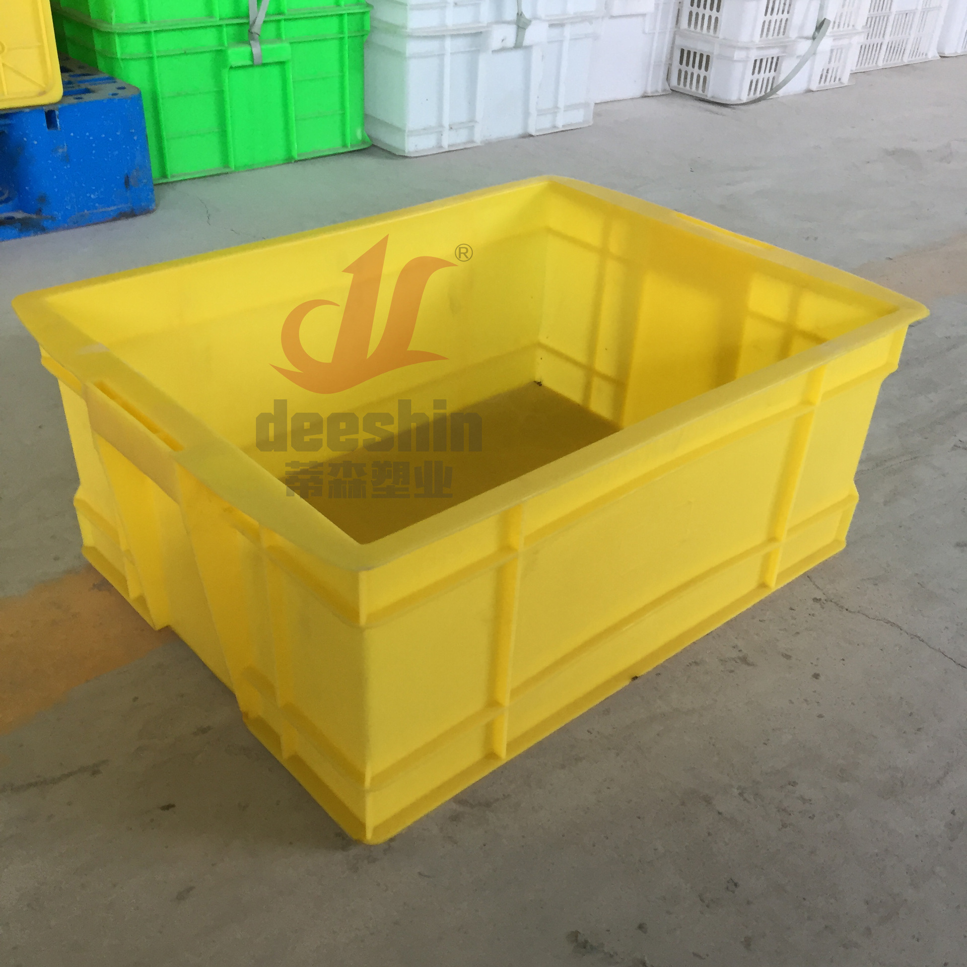 塑料465-200箱 465*350*200车间塑胶物流中转周转箱 塑料轴承箱