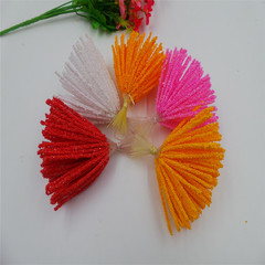 Wholesale mesh flower thread stockings, flower cores, artificial flowers, long foam flower cores, flower stamens
