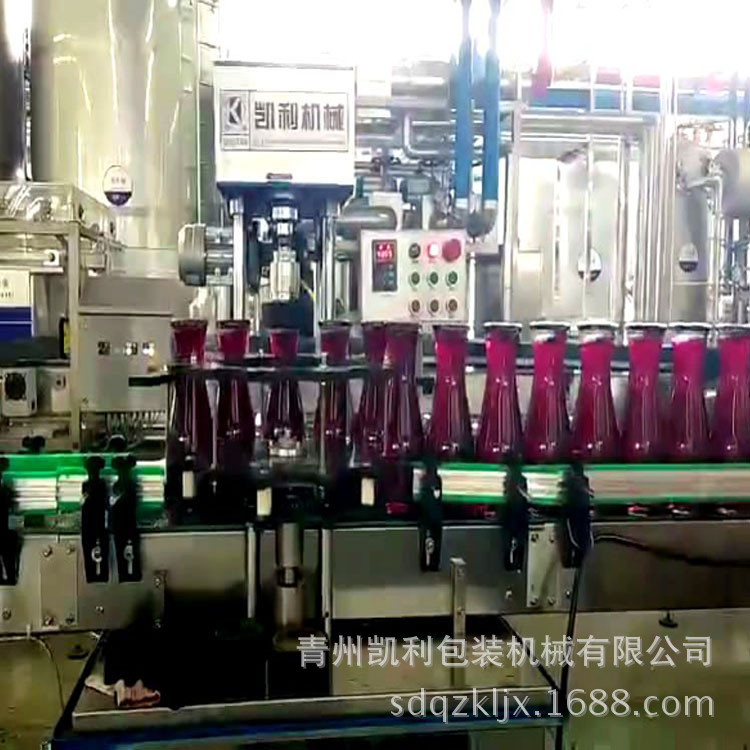 全自动牛奶旋盖机 全自动马口铁旋盖机 玻璃瓶封口机  拨盘式