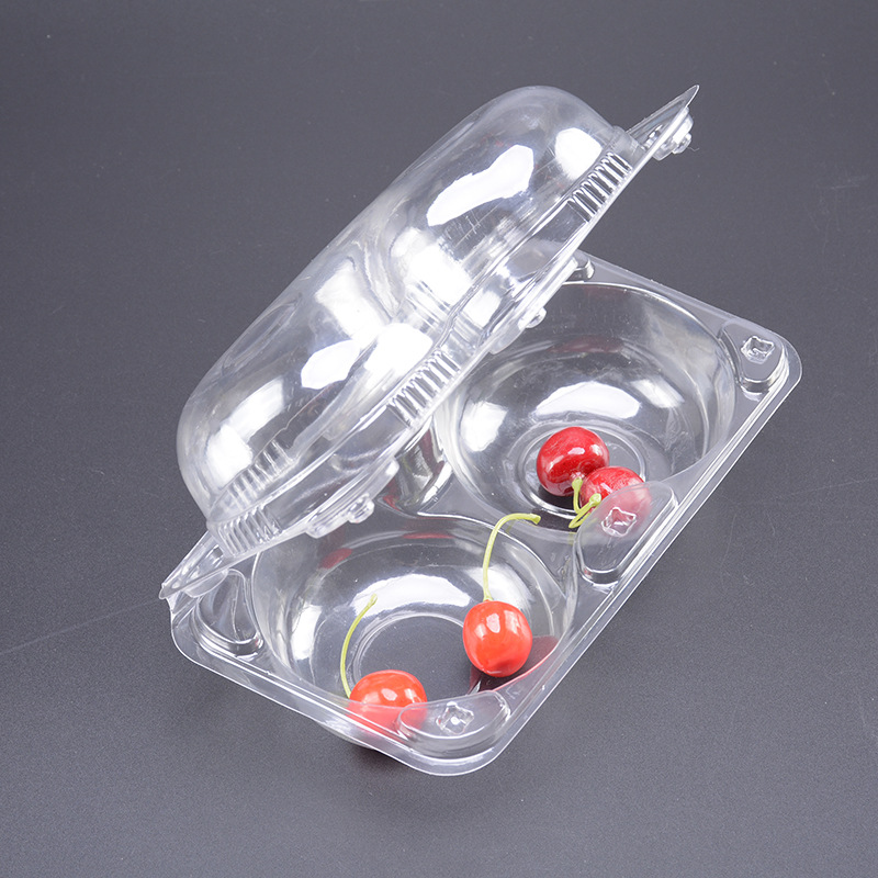 2枚装新鲜水果托盘pp苹果盒pvc塑料包装盒pet水果保鲜包装盒批发