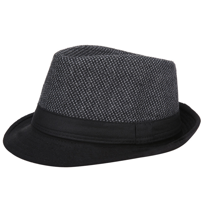 Sombrero 2022 Otoño e Invierno nuevos hombres pequeño bombín sombrero caliente a prueba de frío lana Jazz sombrero para papá fábrica lote directo