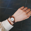 Watch, small retro universal dial, quartz watches for leisure, Korean style, simple and elegant design, small dial, thin strap