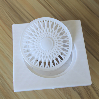 耐用塑料地漏 方形PP团购批发地漏 卫浴水暖五金 防污防脏15*15