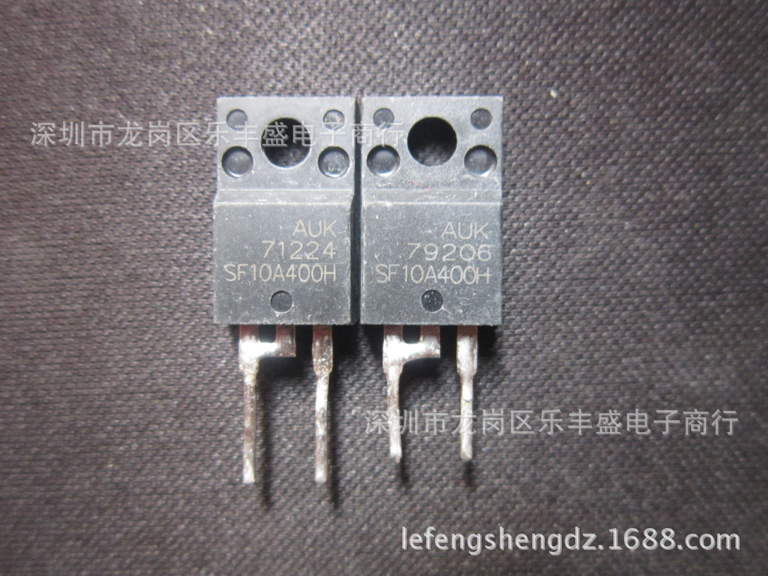 SF10A400H 拆机AUK TO-220F-2 超快速二极管 10A 400V