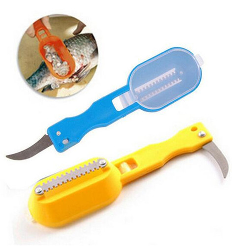 Fish scale brush, household scale scraper, fish scale planer, kitchen gadgets, three colors
