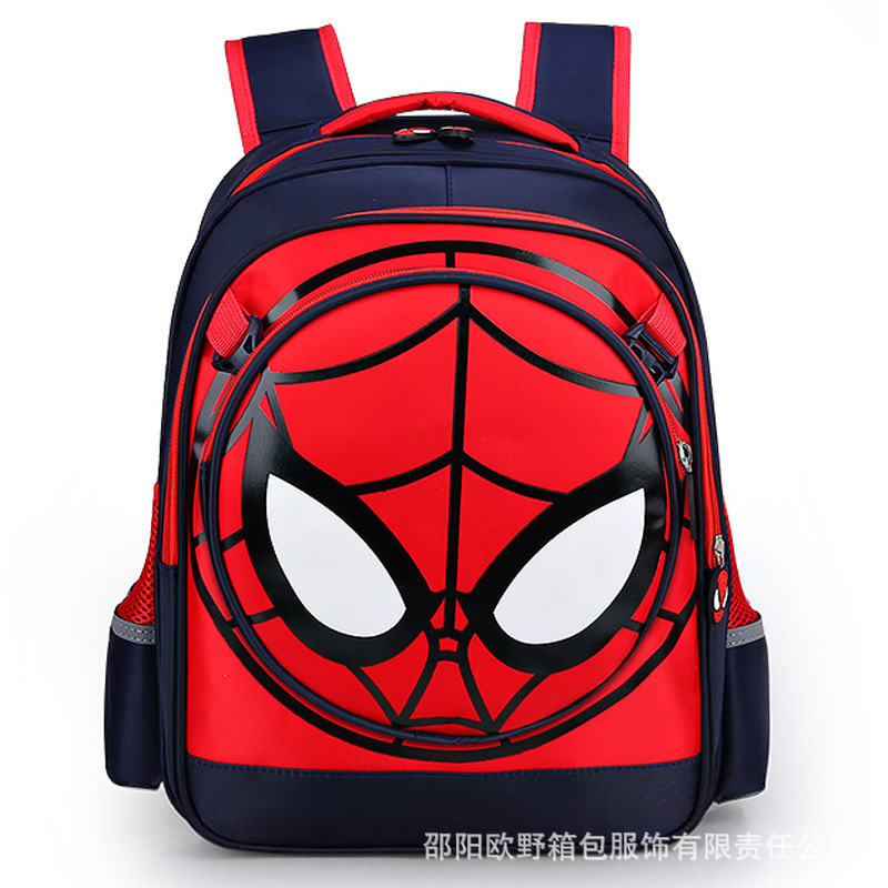 Spiderman Schoolbag Schoolboy Schoolboy Backpack Detachable Schoolbag Baby Superman Schoolbag