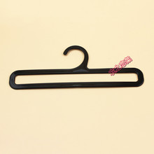 黑色长方形塑料围巾架 丝巾架丝巾圈毛巾衣架 服饰配件多功能衣挂