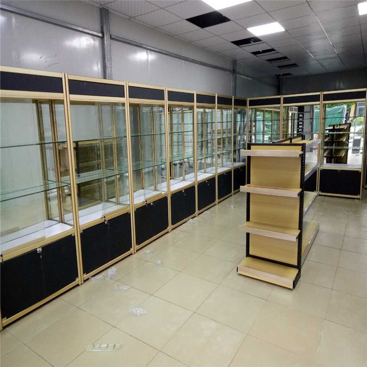 惠州样品展示柜批发精品柜钛合金产品玻璃柜展示架厂家