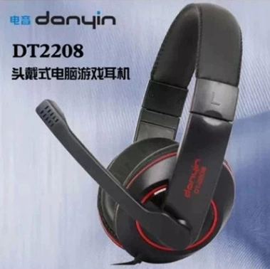 Электрофонная игра с сабвуфером аудио и видео гарнитура компьютерная игра гарнитура берет на себя инициативу DT2208 большие наушники