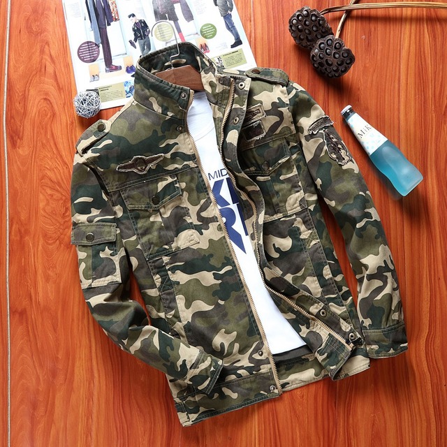 Casual jacket air force No.1 cotton camouflage overalls