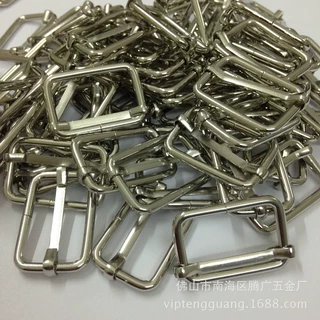 佛山生产厂家 规格齐全 拉心扣 铁线日字扣 金属调节扣  拉芯扣