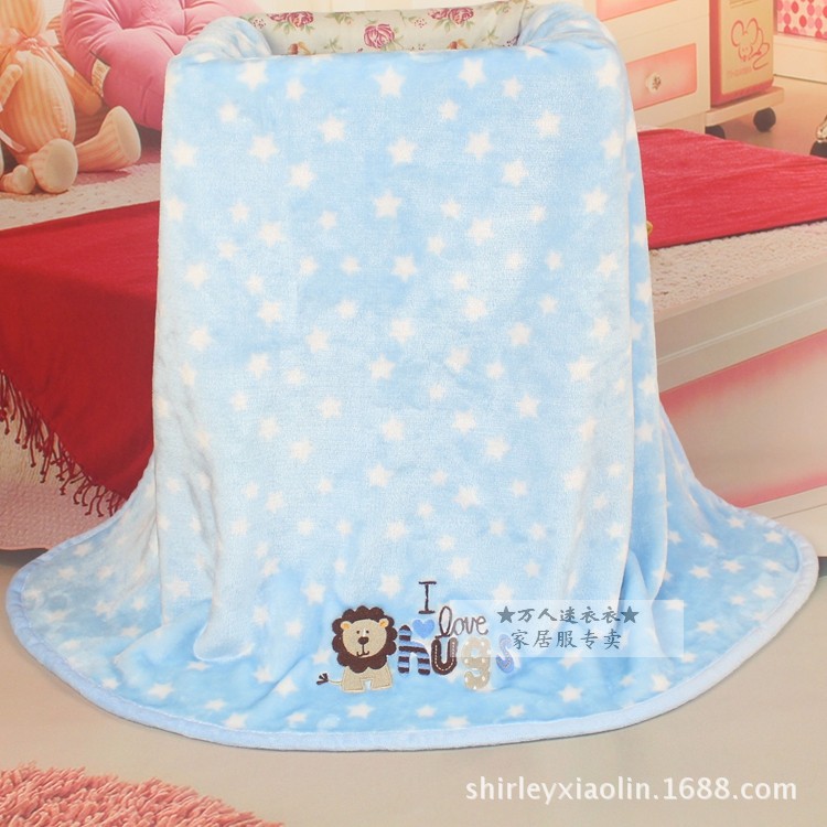蓝狮子童毯 (28)