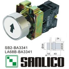 ��Դ����ֹͣ��־���ŵ㶯�Ը�λ��ť����SB2 XB2 LA68B-BA3341