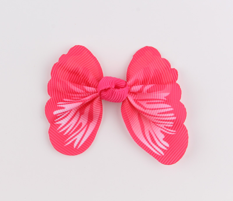 New  Children's Cute  Ribbon Color Butterfly Hairpin display picture 10