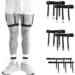 Elegant European and American men's and women's business shirts with anti-crease, anti-slip, anti-slip, high elasticity, trouser garter, hosiery garter, and garter belt