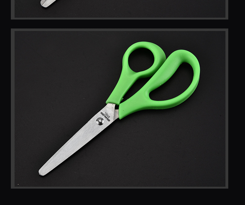 厂家直销 不锈钢办公剪 家用剪刀 办公室剪 diy手工剪纸剪详情10