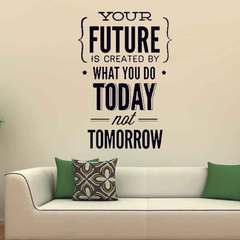 KW52223  英文勵志個性創意裝飾pvc牆貼紙外貿新款