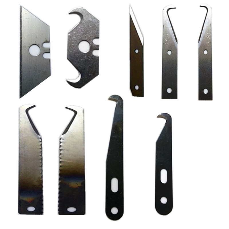 廠家直銷鋒利修邊刀 勾刀片高碳鋼鈎刀 彎刀片 雙面刀刃 單面刀刃